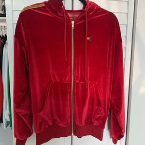 NEVER WORN!! Aviator Nation velvet hoodie.